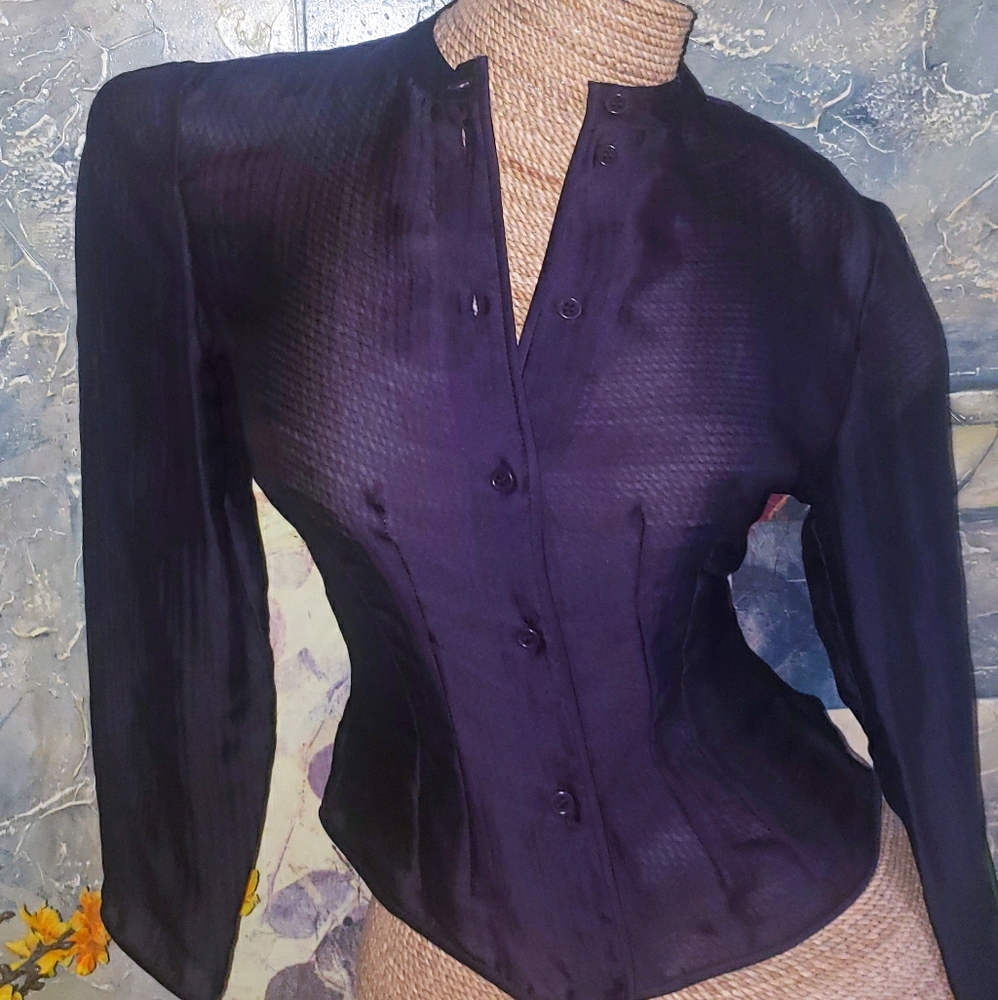 Prada sheer shirt